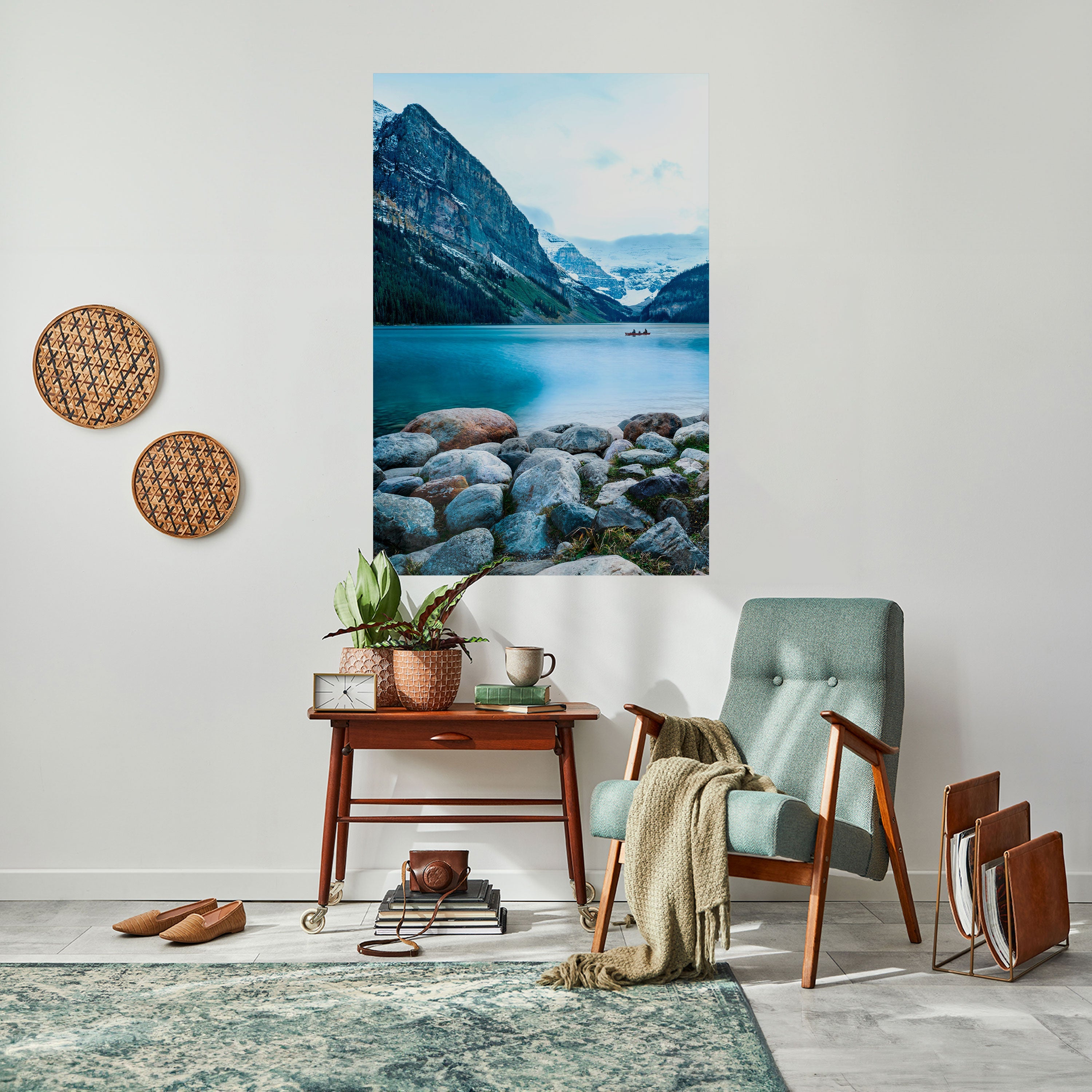 REFLECTIVE WATERS Poster Vertical Autocolante