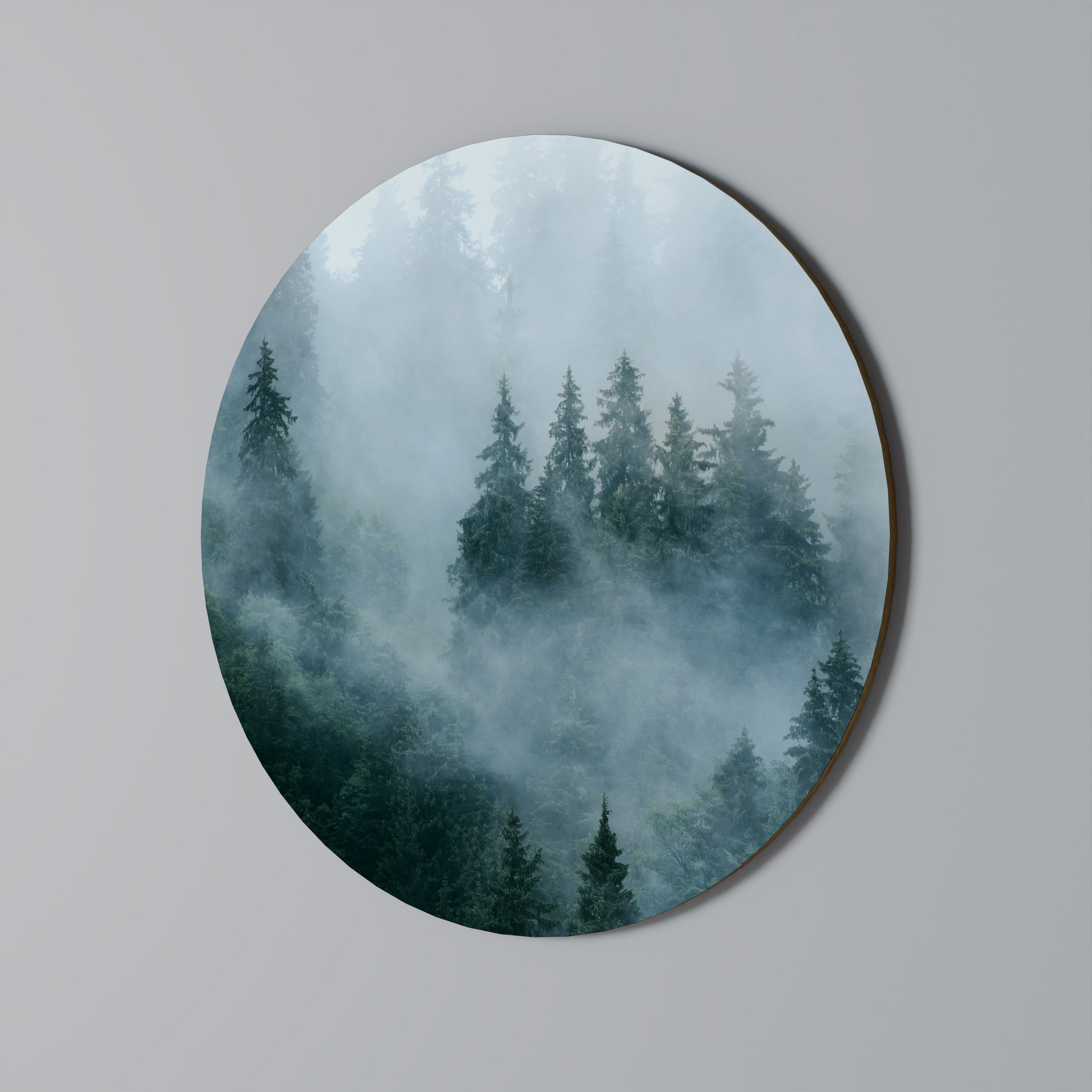 VEIL OF MIST Round Wall Art