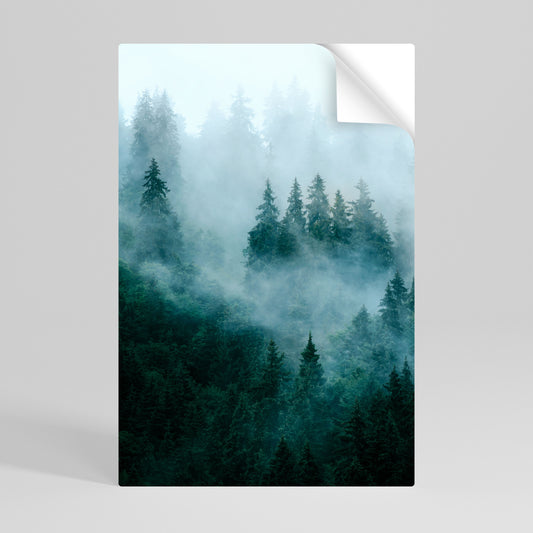VEIL OF MIST Póster Autocolante Vertical