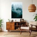 VEIL OF MIST Peel and Stick Vertical Poster