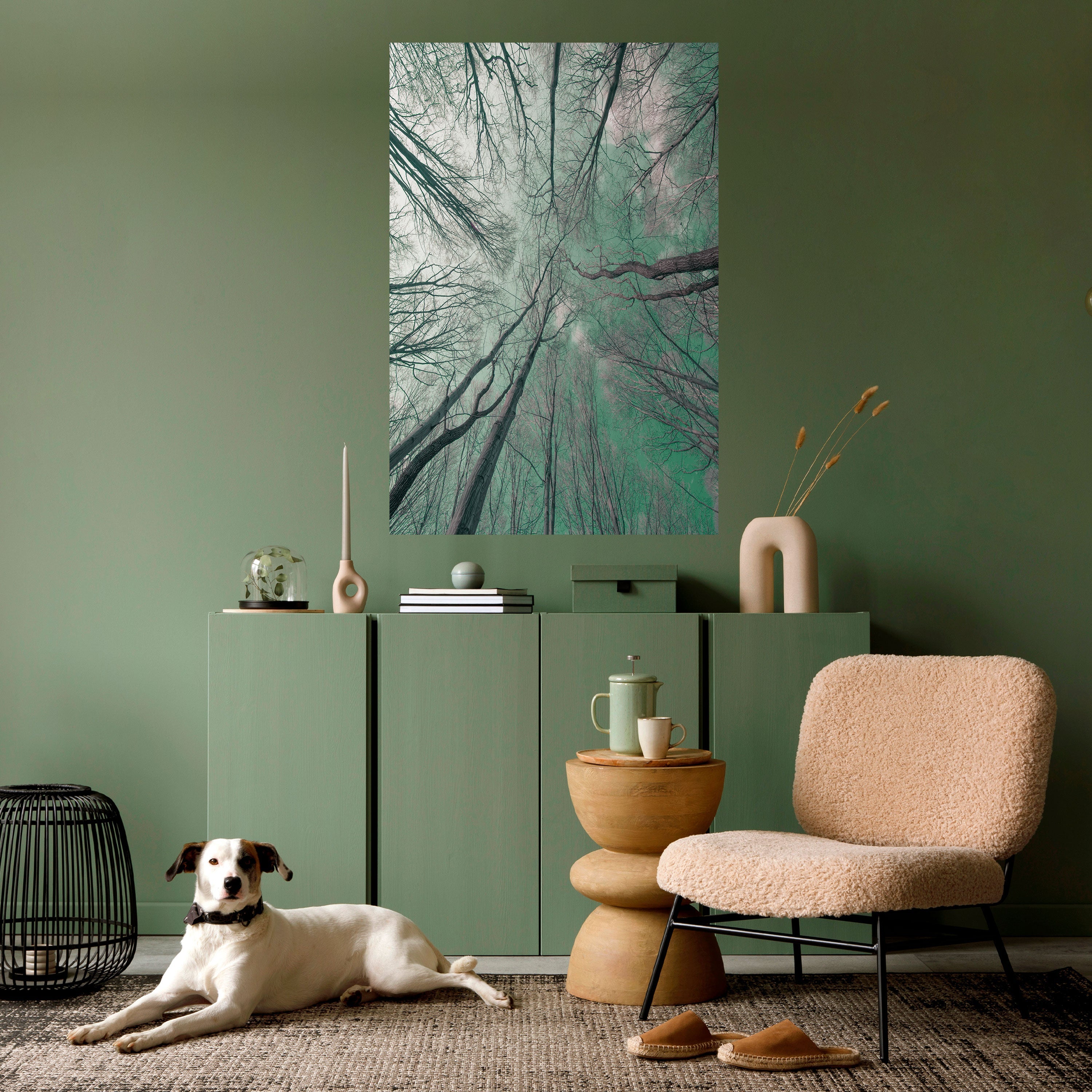 SKYWARD FANTASIES Peel and Stick Vertical Poster