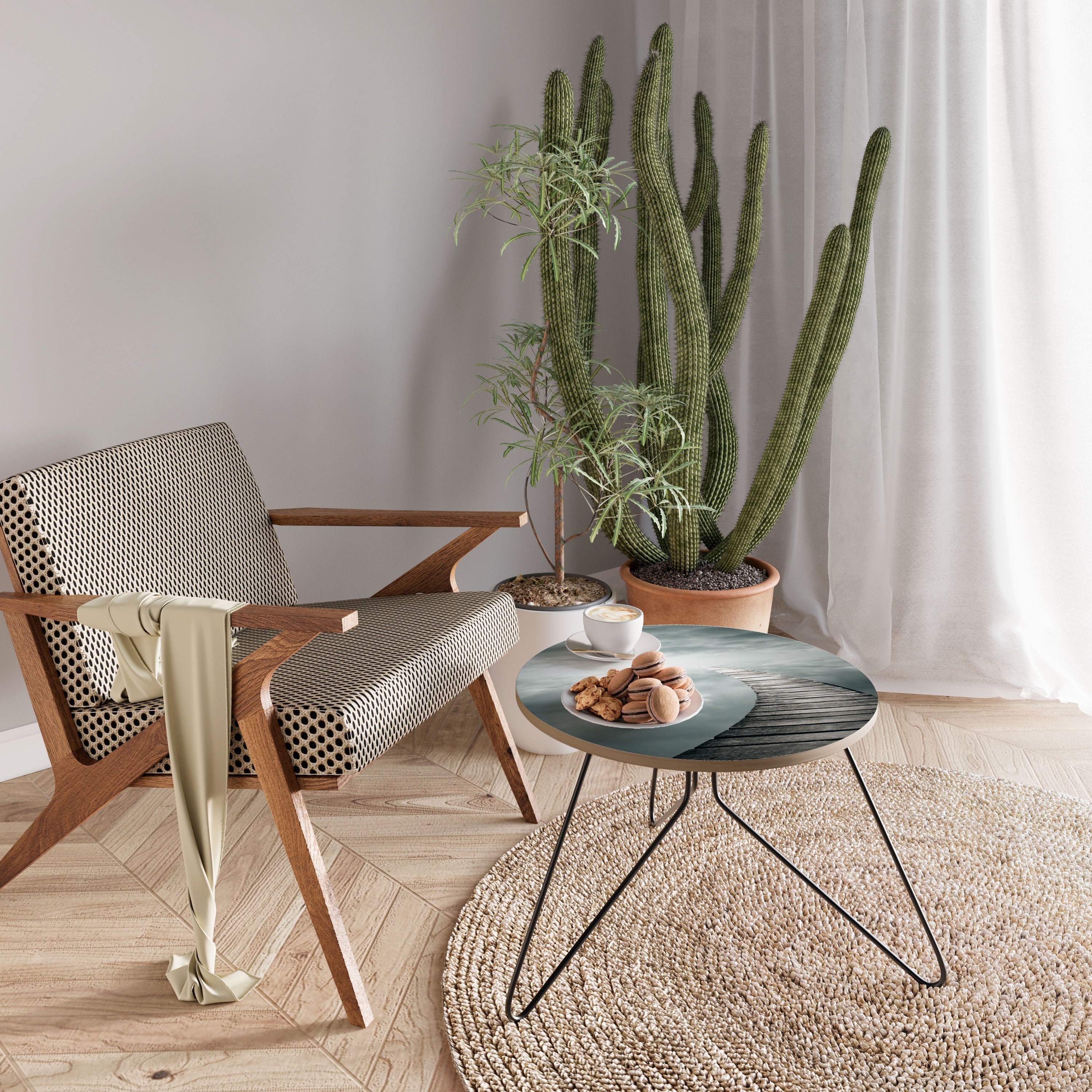 WHISPERING PATHWAYS Mesa de Centro 60