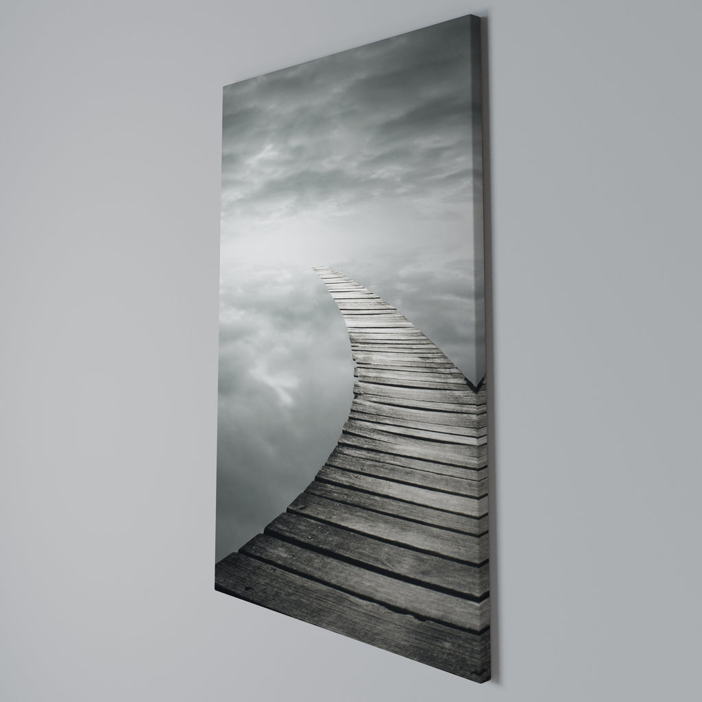 WHISPERING PATHWAYS Quadro em tela vertical