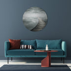 WHISPERING PATHWAYS Round Wall Art