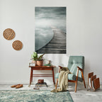 WHISPERING PATHWAYS Peel and Stick Vertical Poster