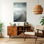 WHISPERING PATHWAYS Peel and Stick Vertical Poster