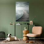 WHISPERING PATHWAYS Peel and Stick Vertical Poster