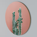 LORD CACTUS Arte de Parede Redonda