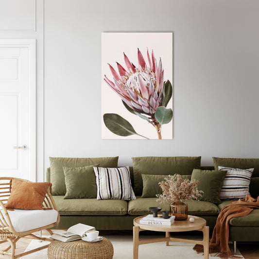 PROTEA FLOWER Quadro em tela vertical