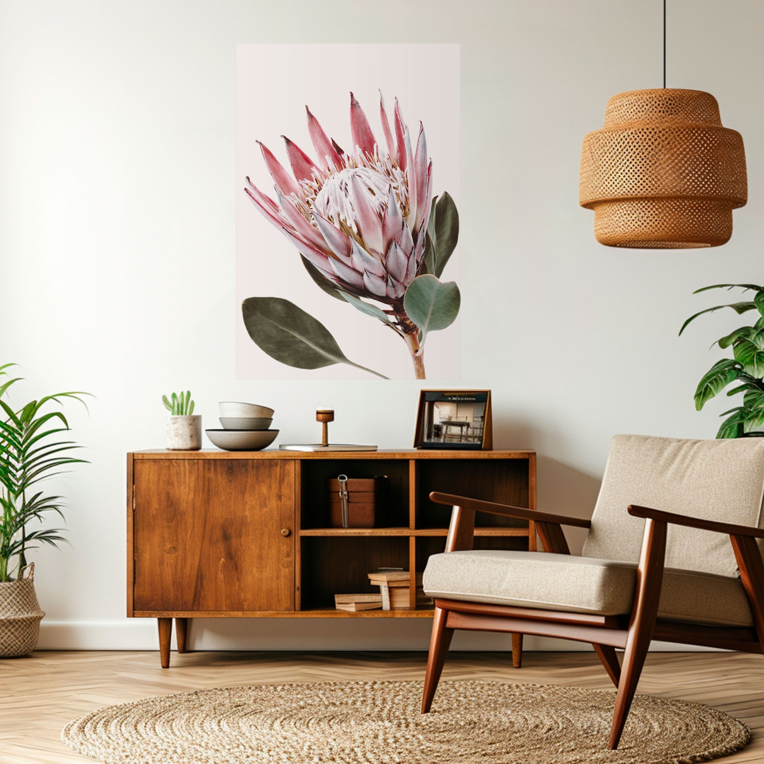 PROTEA FLOWER Poster Vertical Autocolante