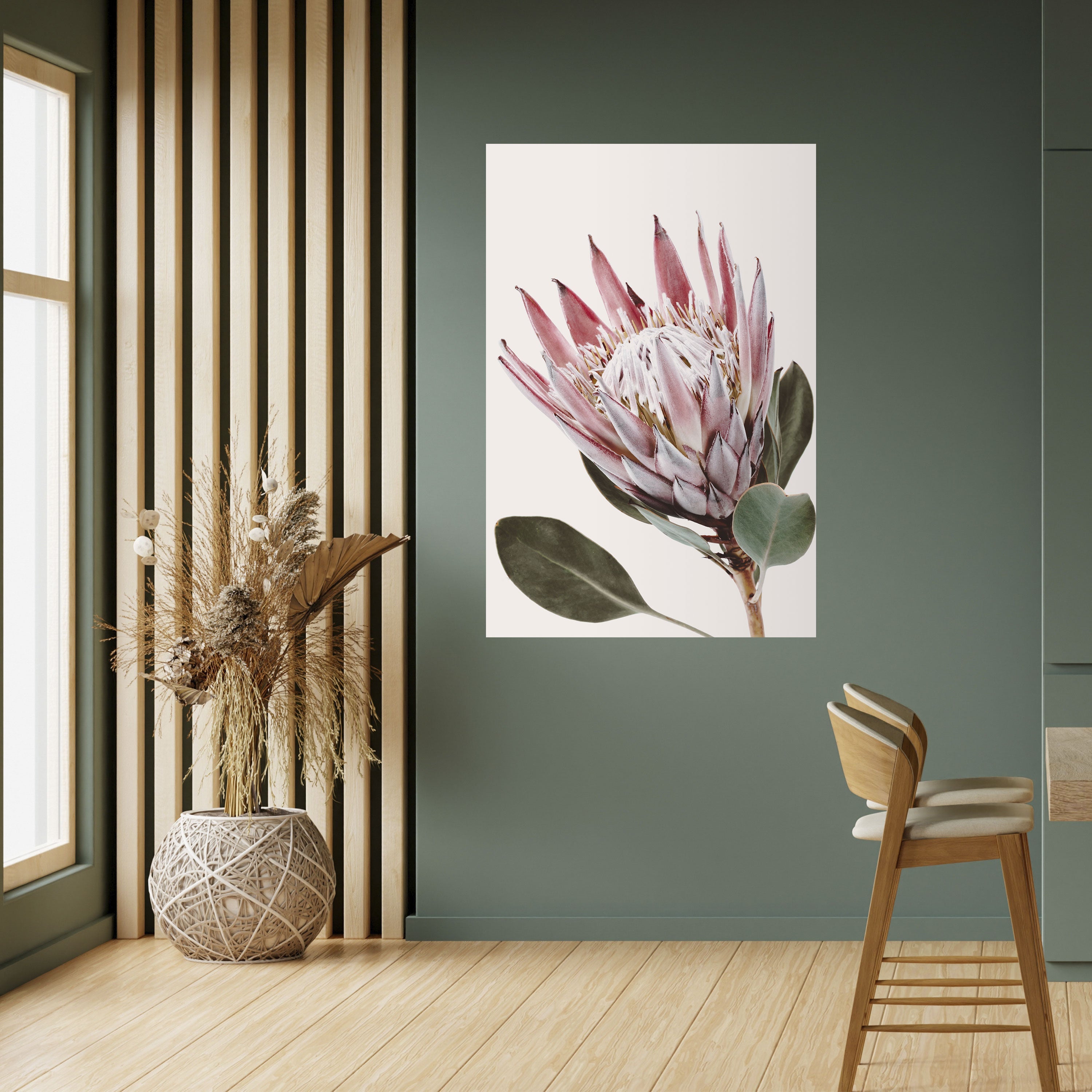 PROTEA FLOWER Poster Vertical Autocolante