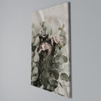 LINEN CLOVES Quadro em tela vertical