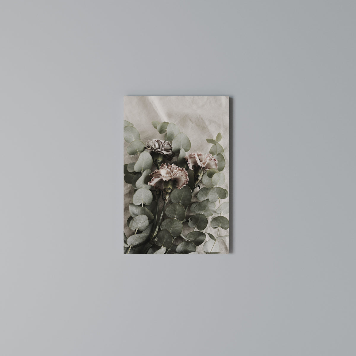LINEN CLOVES Quadro em tela vertical
