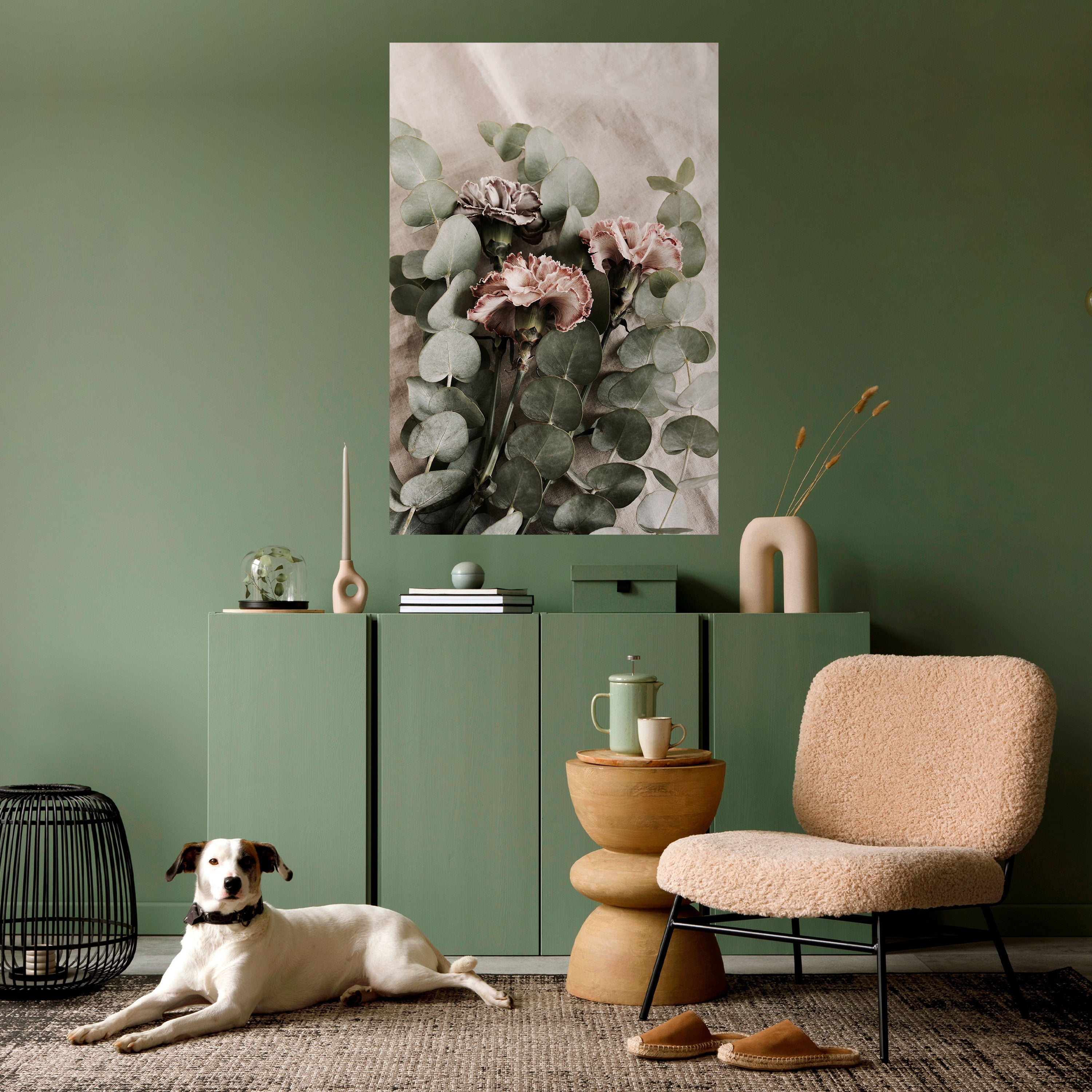 LINEN CLOVES Peel and Stick Vertical Poster