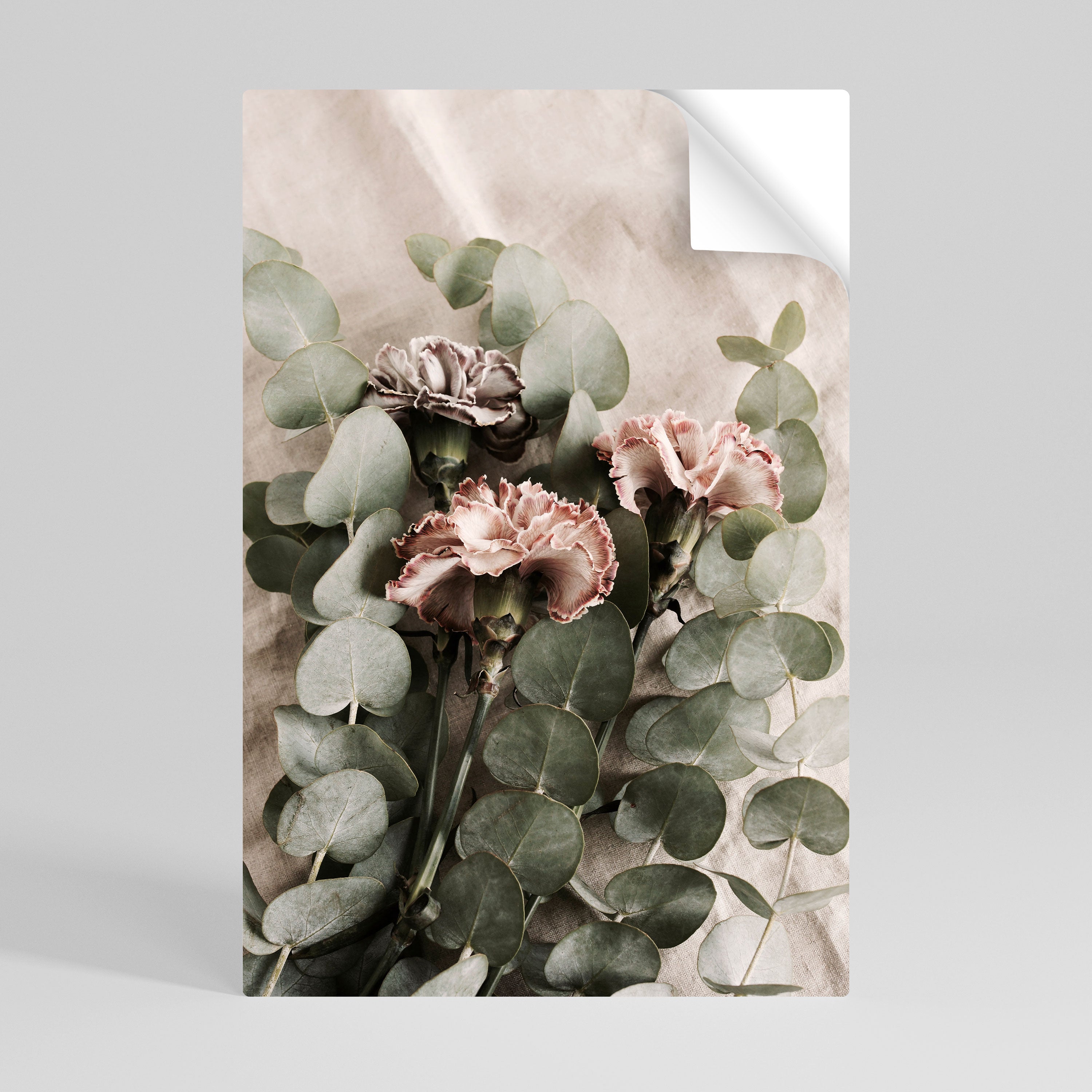 LINEN CLOVES Póster Autocolante Vertical