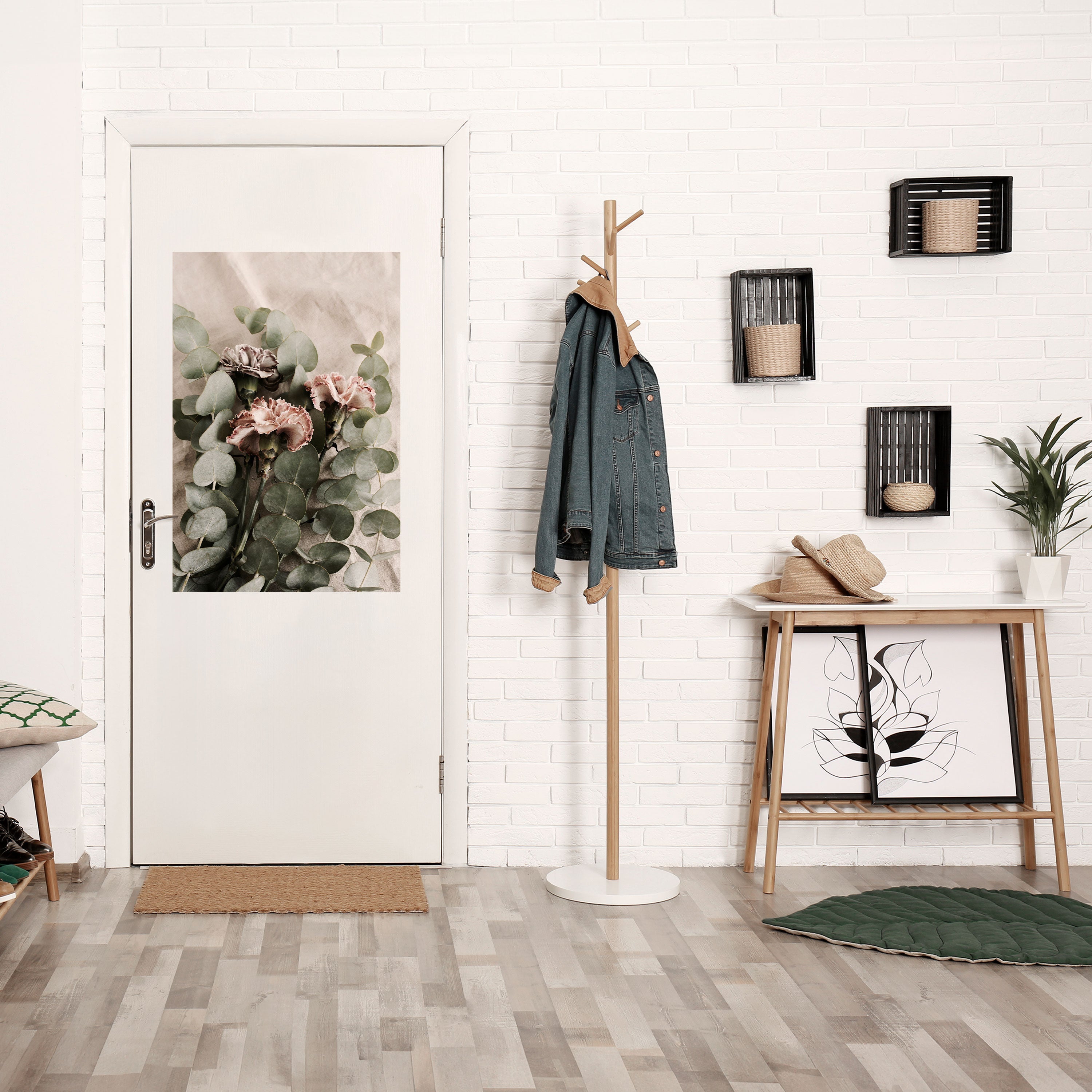 LINEN CLOVES Peel and Stick Vertical Poster