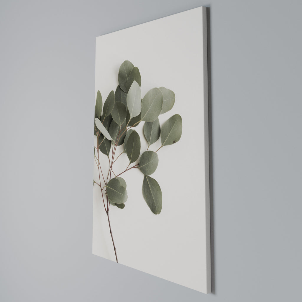 EUCALYPTUS BRANCH Quadro em tela vertical