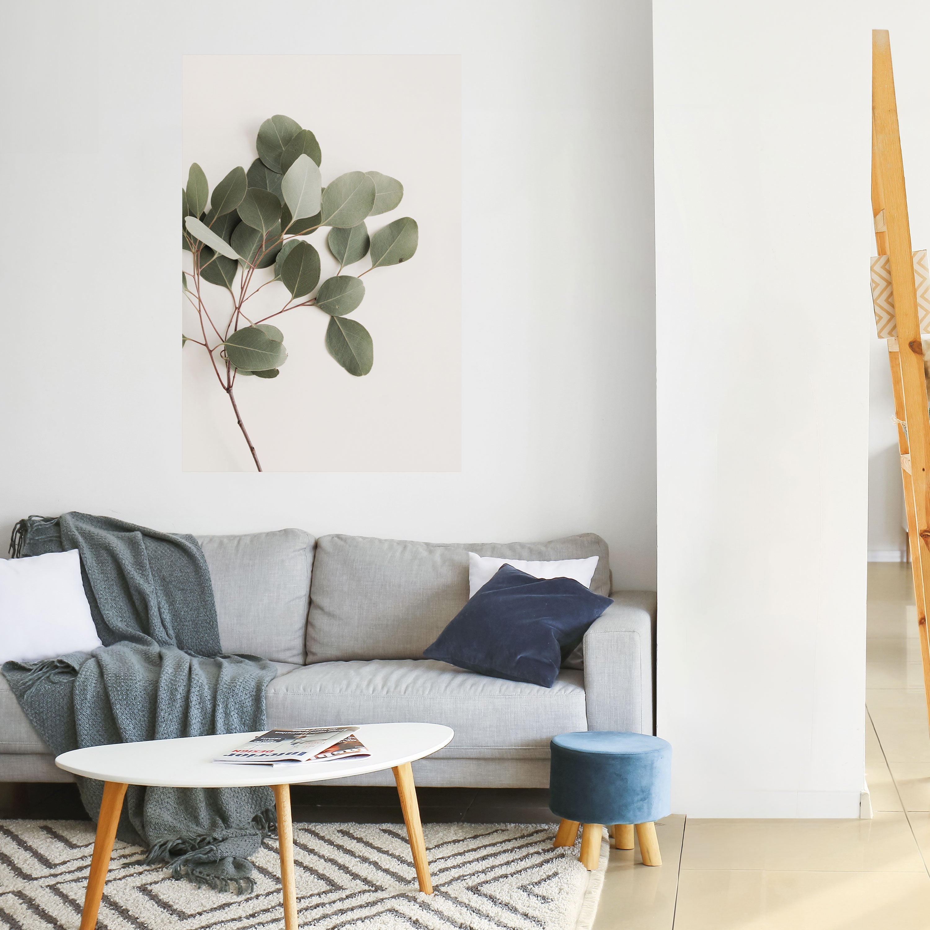 EUCALYPTUS BRANCH Peel and Stick Vertical Poster