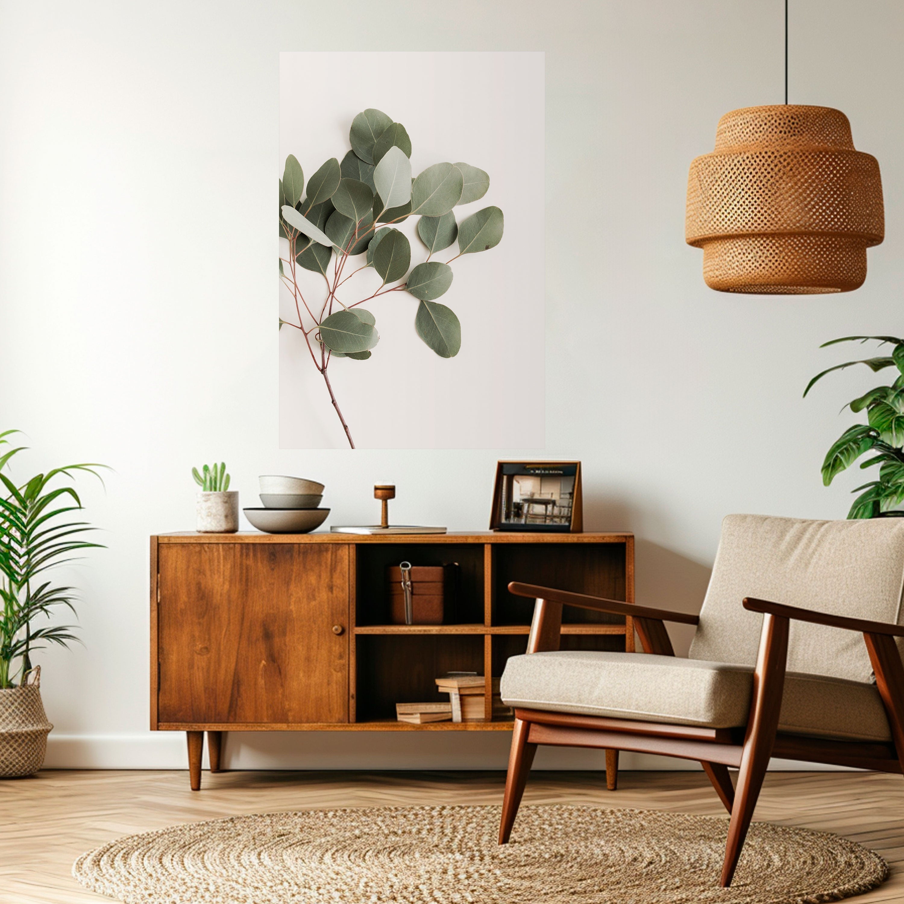EUCALYPTUS BRANCH Poster Vertical Autocolante