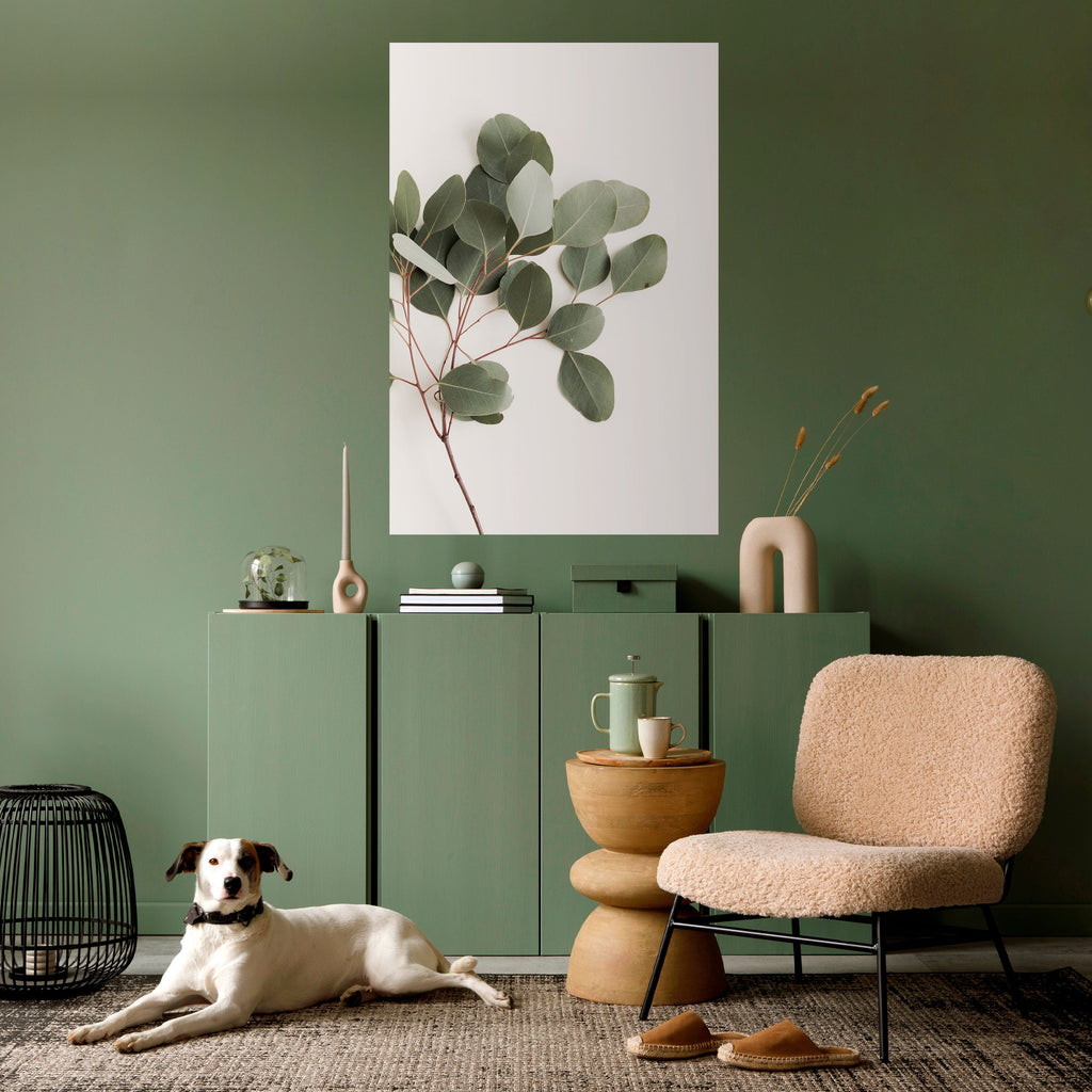 EUCALYPTUS BRANCH Peel and Stick Vertical Poster
