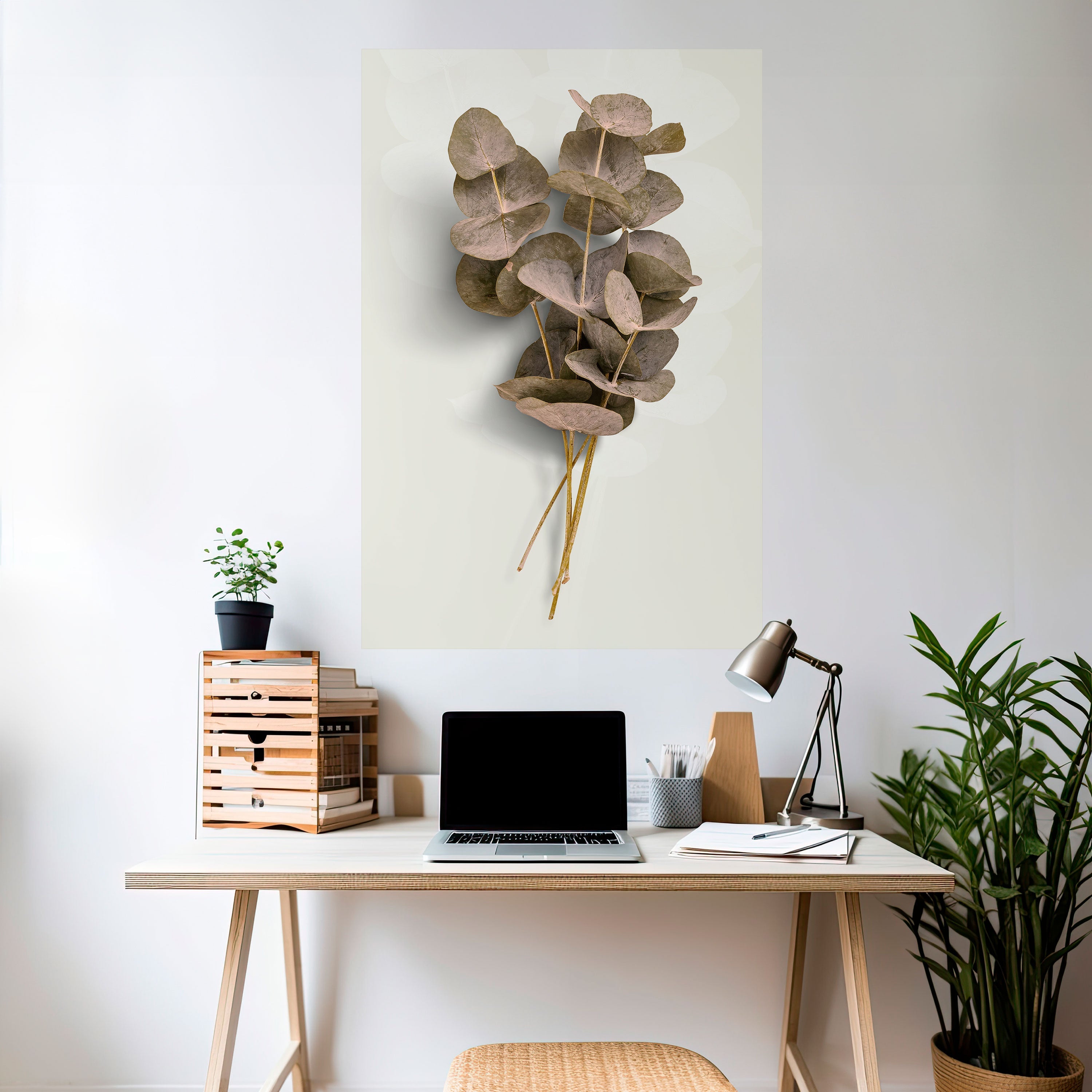 TIMELESS GREENERY Peel and Stick Vertical Poster