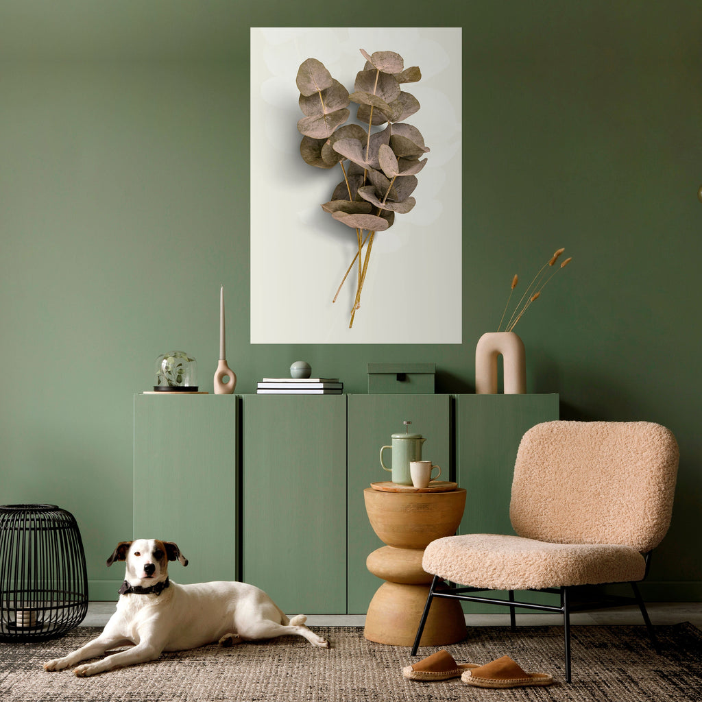 TIMELESS GREENERY Peel and Stick Vertical Poster