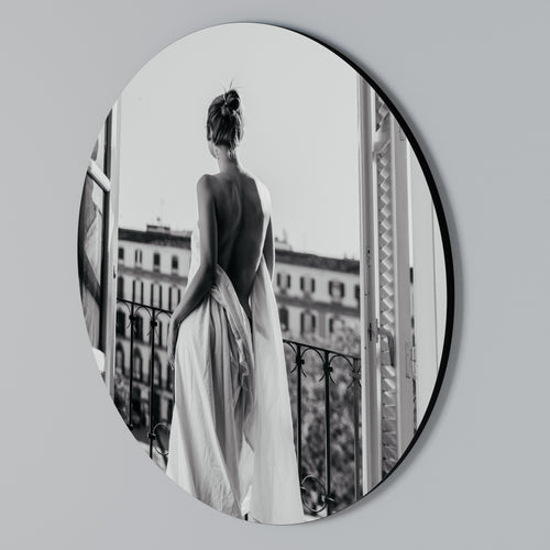 DRESS OF DREAMS Arte de Parede Redonda