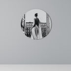 DRESS OF DREAMS Quadro Redondo Decorativo