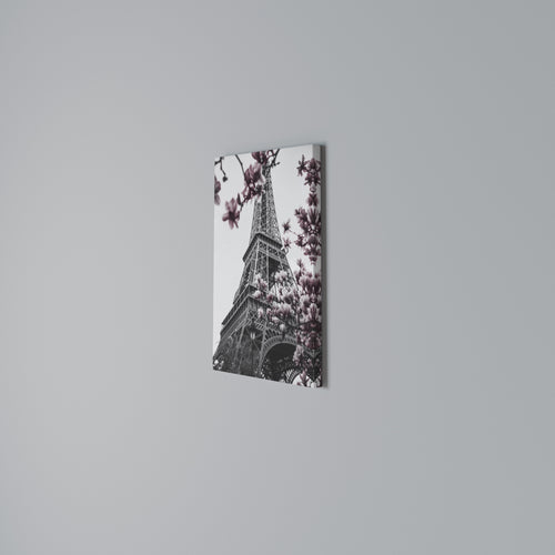 EIFFEL IN BLOOM Quadro em tela vertical