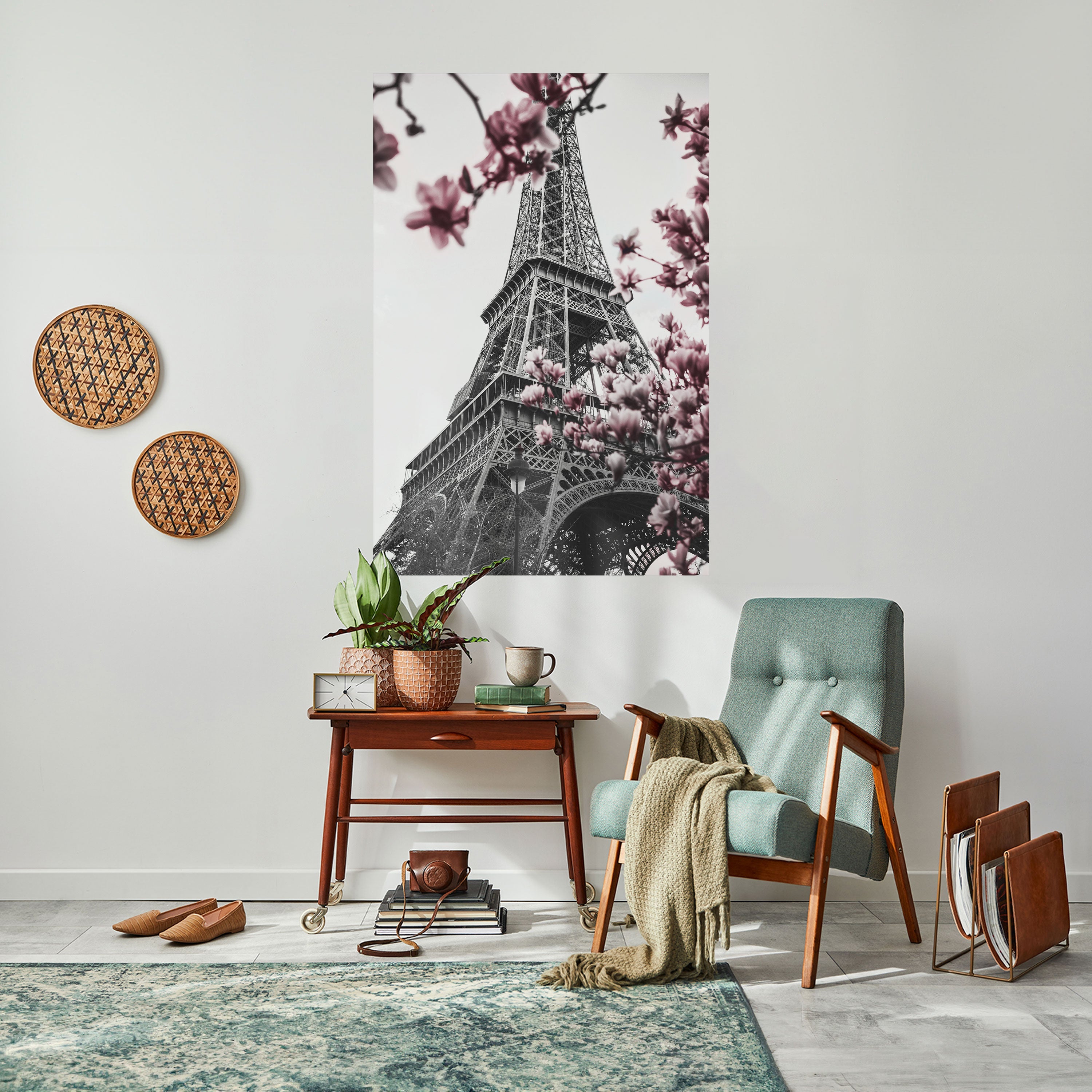 EIFFEL IN BLOOM Poster Vertical Autocolante