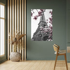 EIFFEL IN BLOOM Poster Vertical Autocolante