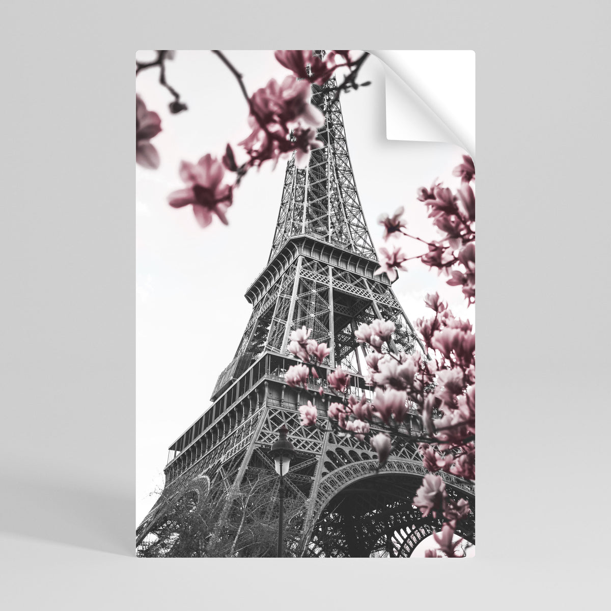 EIFFEL IN BLOOM Póster Autocolante Vertical