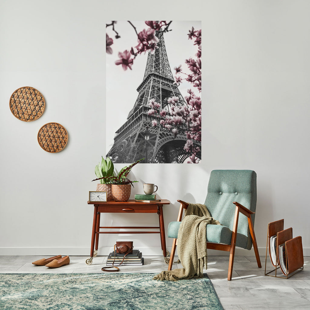 EIFFEL IN BLOOM Poster Vertical Autocolante
