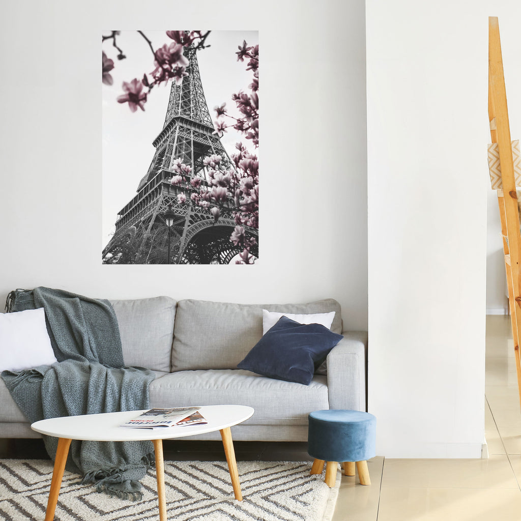 EIFFEL IN BLOOM Poster Vertical Autocolante