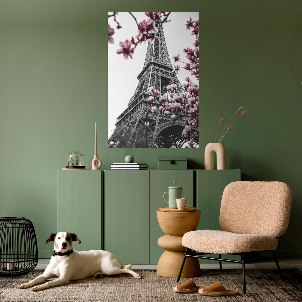 EIFFEL IN BLOOM Poster Vertical Autocolante