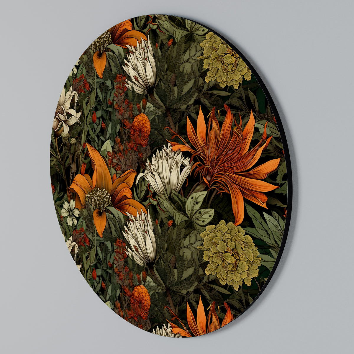 DAWN BLOOM Arte de Parede Redonda