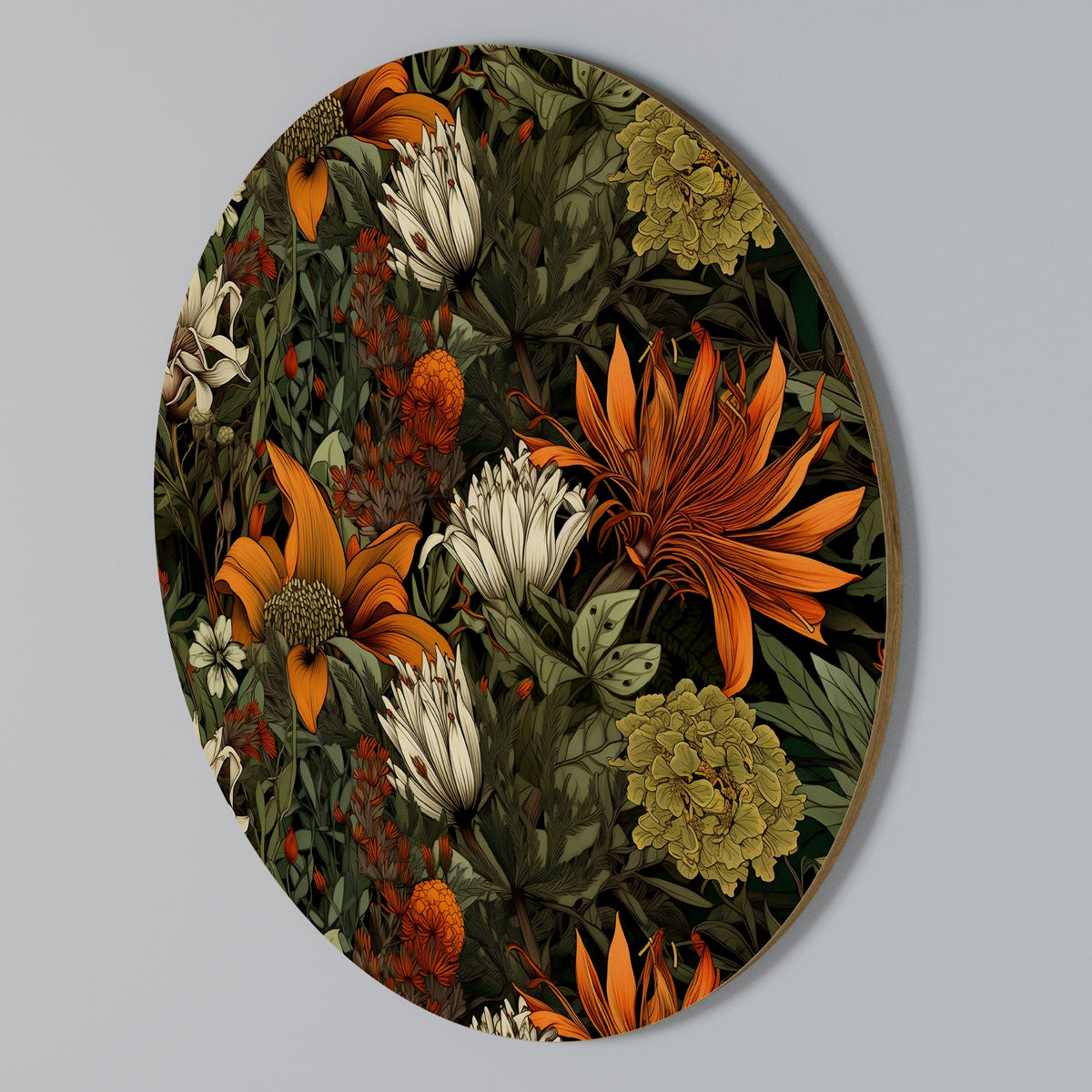 DAWN BLOOM Arte de Parede Redonda
