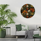 DAWN BLOOM Quadro Redondo Decorativo