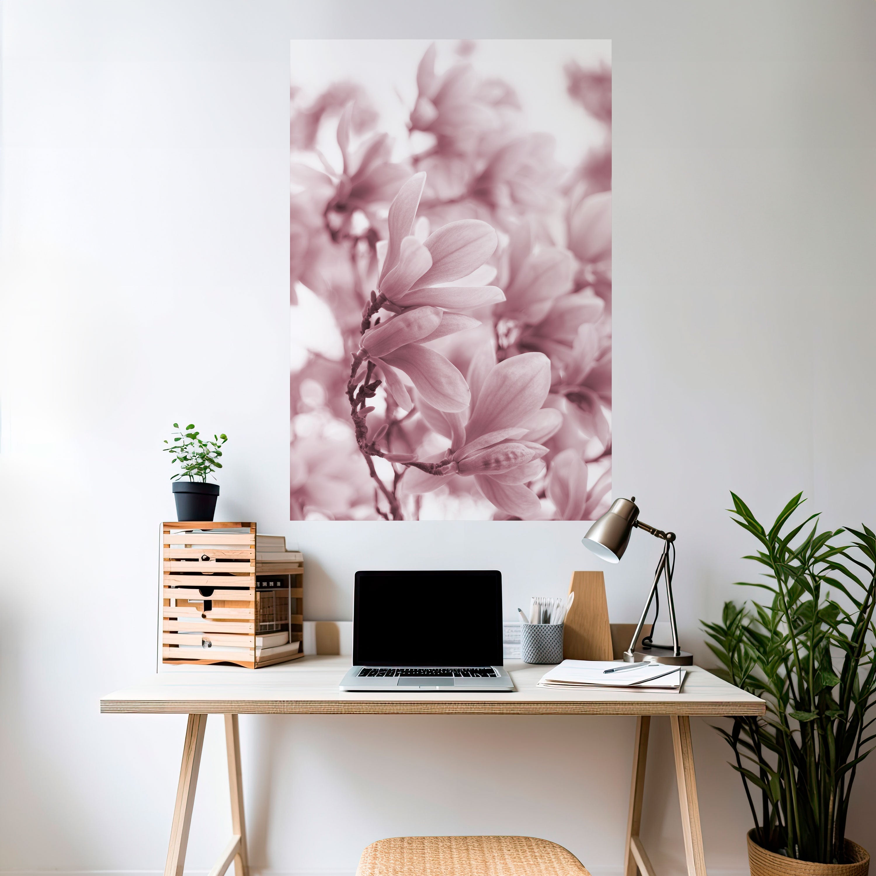 PINK BLOSSOM DREAM Peel and Stick Vertical Poster
