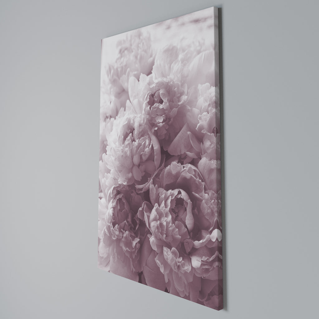 BLUSHED SERENITY Vertical Canvas Print