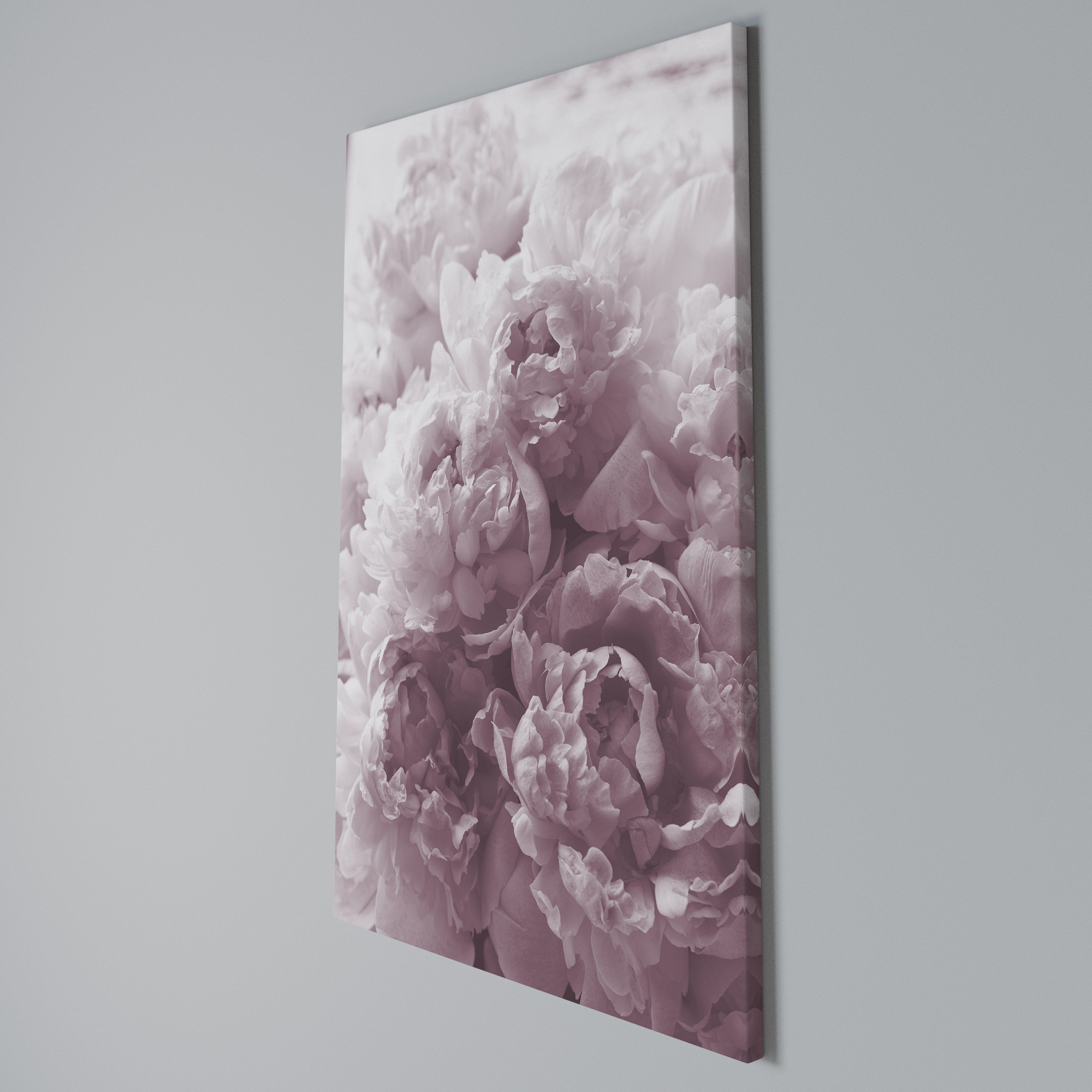 BLUSHED SERENITY Vertical Canvas Print
