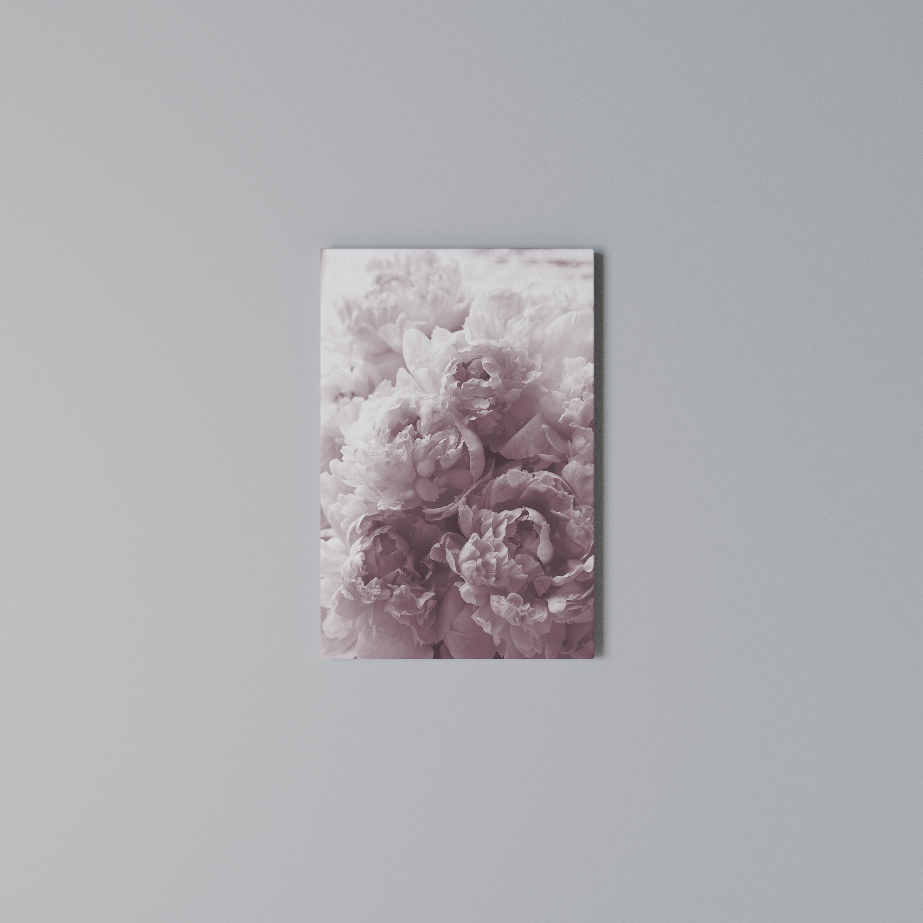 BLUSHED SERENITY Vertical Canvas Print