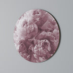 BLUSHED SERENITY Round Wall Art