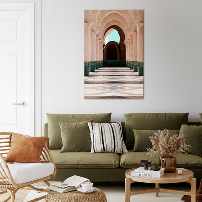 ARCHES OF SERENITY Quadro em tela vertical