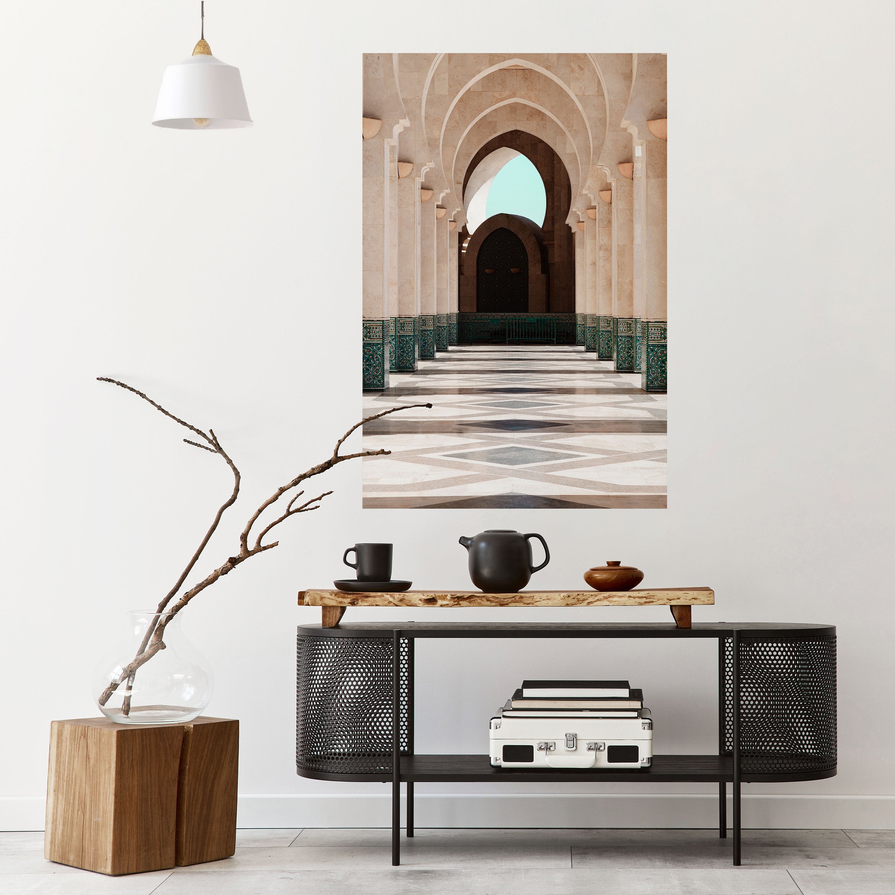 ARCHES OF SERENITY Peel and Stick Vertical Poster