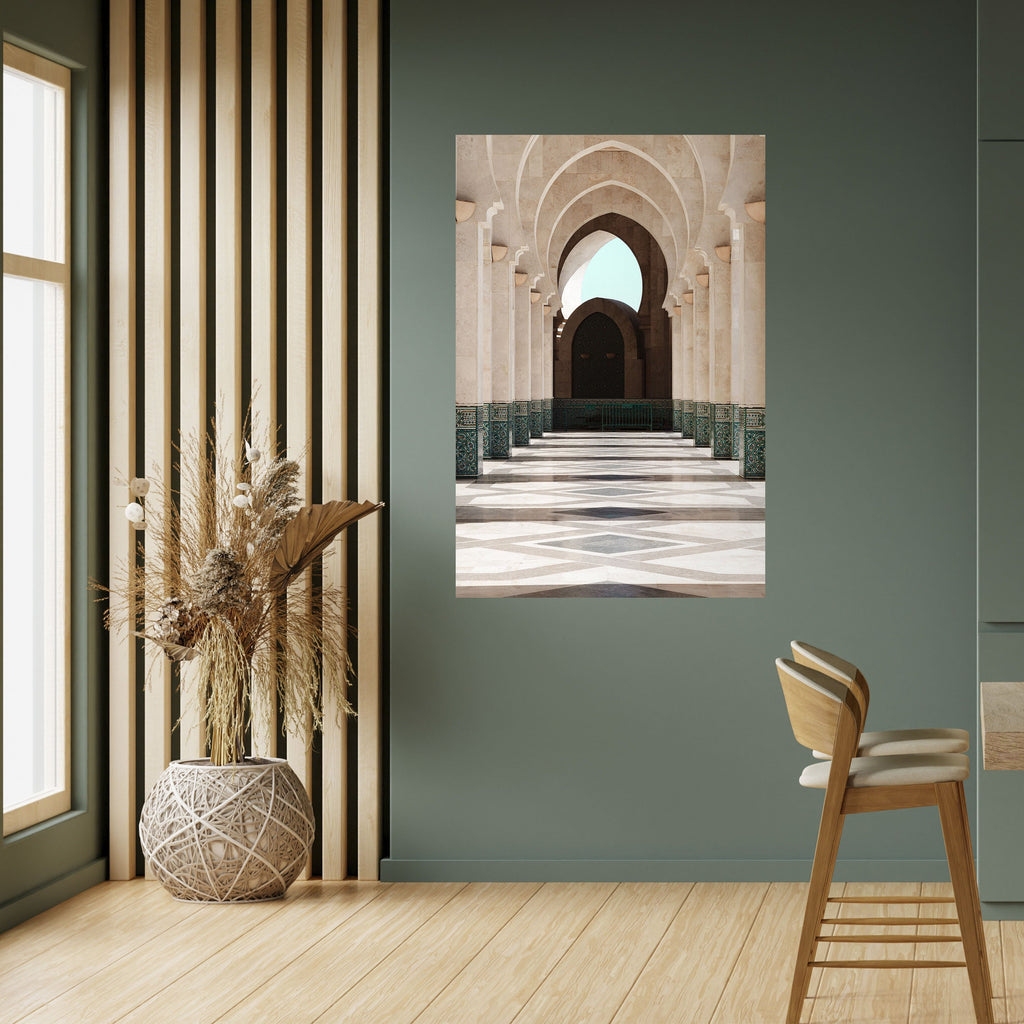 ARCHES OF SERENITY Poster Vertical Autocolante