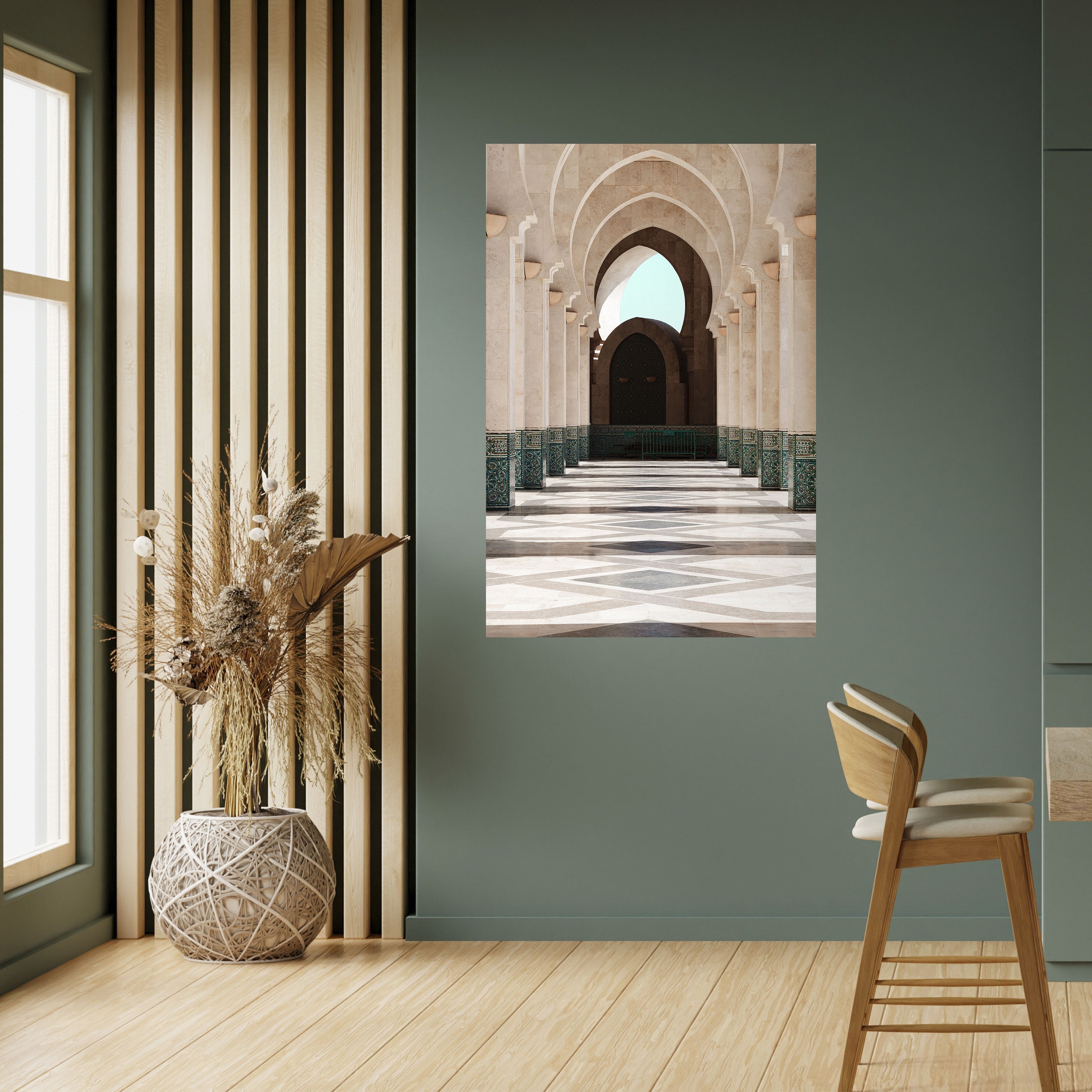 ARCHES OF SERENITY Poster Vertical Autocolante
