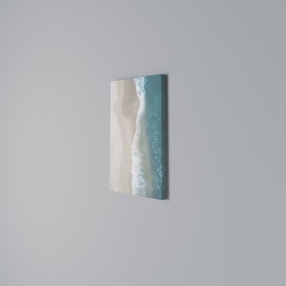 SAND AND SEA HARMONY Vertical Canvas Print