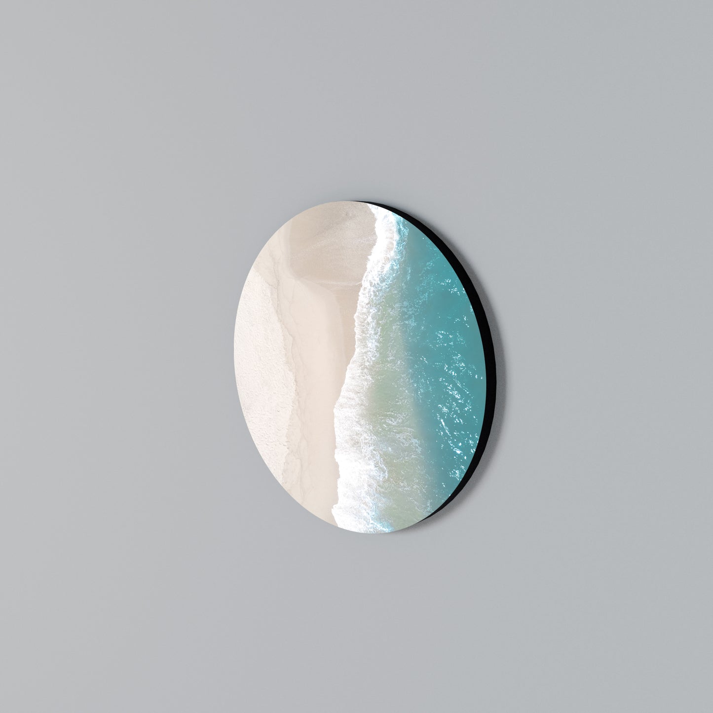 SAND AND SEA HARMONY Arte de Parede Redonda