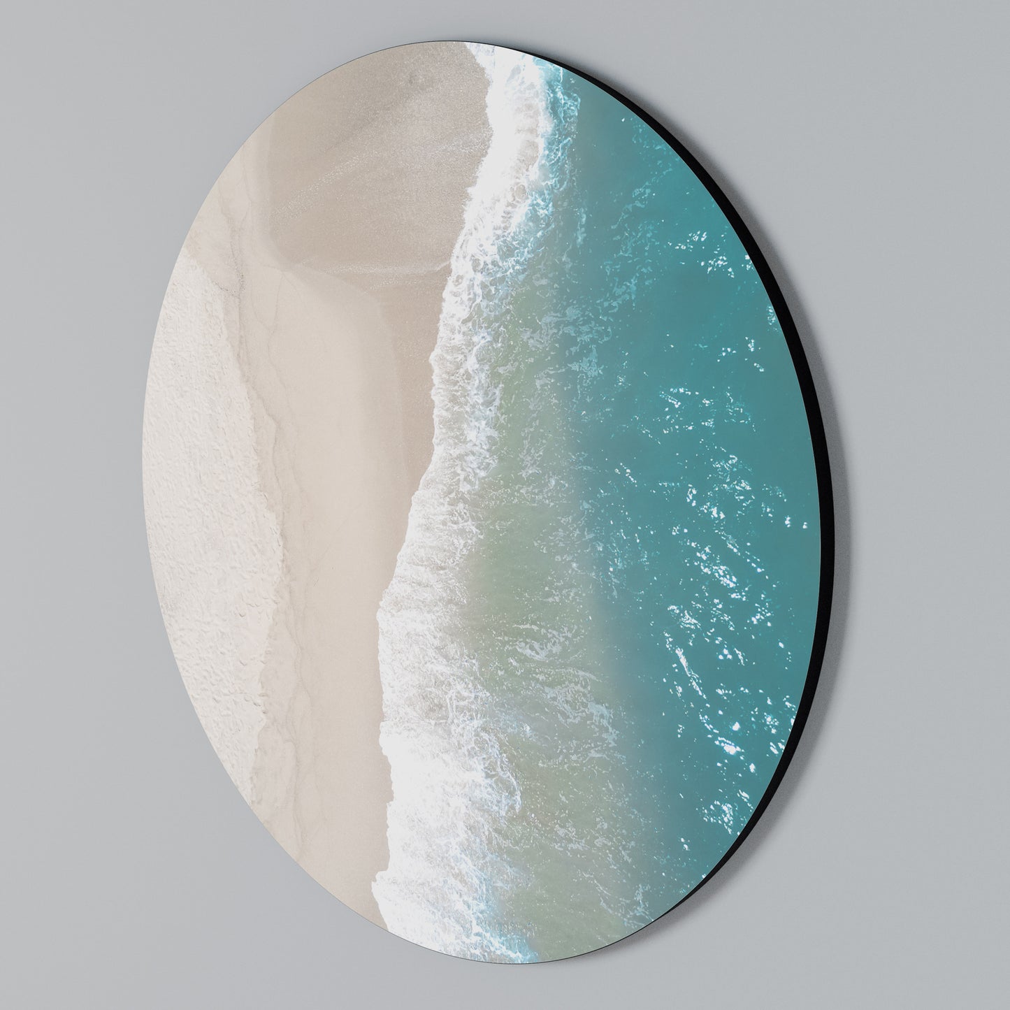 SAND AND SEA HARMONY Arte de Parede Redonda
